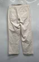 Load image into Gallery viewer, Loft Womens Beige Flat Front Regular Fit Straight Leg Trouser Pants Size 6
