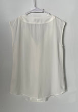 Load image into Gallery viewer, J. Crew Womens White Crepe Sleeveless V-Neck Pullover Blouse Top Size XXS