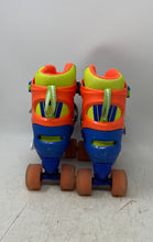 Load image into Gallery viewer, Cool Bear Unisex Kids Multicolor Adjustable Quad Roller Skates Size Medium