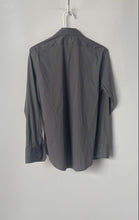 Load image into Gallery viewer, Zara Basic Mens Gray Long Sleeve Collared Super Slim Fit Button-Up Shirt Size M