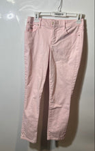 Load image into Gallery viewer, Nine West Girls Pink Flat Front Stretch Pockets Straight Leg Chino Pants Size 2