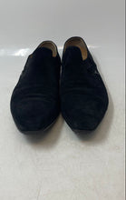 Load image into Gallery viewer, Cesare Paciotti Mens Black Suede Cap Toe Slip-On Loafer Shoes Size 5