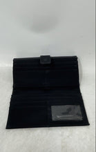 Load image into Gallery viewer, Liz Claiborne Womens Black Pockets Double Handle Satchel Handbag With Wallet