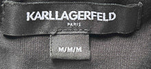 Load image into Gallery viewer, Karl Lagerfeld Mens Black Short Sleeve Collared Golf Polo Shirt Size M