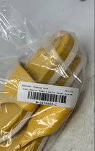 Load image into Gallery viewer, Giani Bernini Womens Cindy Yellow Faux Leather Slip-On Thong Sandals Size 8M