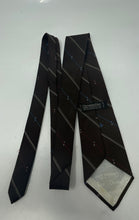 Load image into Gallery viewer, Christian Dior Mens Brown Striped Adjustable Formal Designer Tie