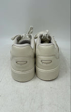 Load image into Gallery viewer, Zara Mens White Leather Lace-Up Low Top Round Toe Sneaker Shoes Size 41