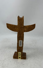Load image into Gallery viewer, Collectible Totem Owl Pearlite Stone Indian Figurine Home Decor Pole