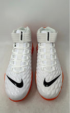 Load image into Gallery viewer, Nike Mens Force Savage Pro 2 Shark BV5448-100 White Orange Football Cleats Sz 17