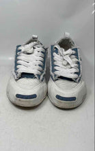 Load image into Gallery viewer, Javi Mens Elevate Blue Denim Frayed Edges Lace-Up Low Top Sneakers Shoes Size 13