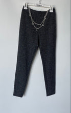 Load image into Gallery viewer, Fashion Nova Womens Black Here For The Tea Tweed Skinny Leg Ankle Pants Size S