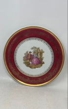 Load image into Gallery viewer, Legist Porcelain Courting Couple Scene Art Decorative Collector Plate