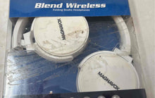 Load image into Gallery viewer, Magnavox MBH542-WH White Blend Wireless Headphones With Box Not Tested