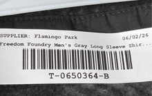 Load image into Gallery viewer, Freedom Foundry Mens Gray Black Plaid Long Sleeve Button-Up Shirt Sz XL With Tag