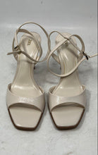 Load image into Gallery viewer, Zara Womens White Open Toe Stiletto Heel Ankle Strap Sandals Size EUR 37