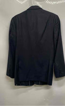 Load image into Gallery viewer, Tazio Mens Dark Gray Long Sleeve Notch Lapel Two-Button Blazer Size 36S