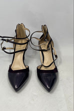 Load image into Gallery viewer, Liz Claiborne Womens Heidi Burgundy Pointed Toe High Strappy Heels Size 9M
