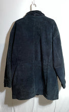 Load image into Gallery viewer, Gianti Collection Mens Black Leather Long Sleeve Button-Front Jacket Size XXL