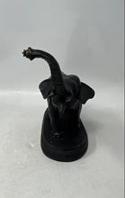 Load image into Gallery viewer, Small Metal Elephant Home Decor Collectible Black Art Sculpture