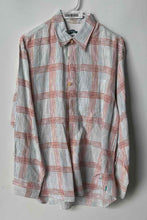 Load image into Gallery viewer, Tommy Bahama Mens White Plaid Long Sleeve Spread Collar Button-Up Shirt Size M