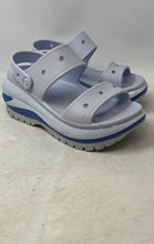 Load image into Gallery viewer, Crocs Unisex Classic Mega Crush Light Blue Open Toe Sports Sandals Size M9 W11
