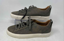 Load image into Gallery viewer, Zara Mens Gray White Leather Lace-Up Low Top Sneaker Shoes Size 9