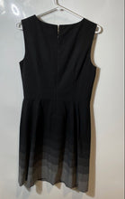 Load image into Gallery viewer, Ann Taylor Womens Black Gray Sleeveless Round Neck Sheath Dress Size 6