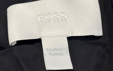 Load image into Gallery viewer, Hugo Boss Womens White Plaid Long Sleeve Black Open Front Blazer Jacket Size 4