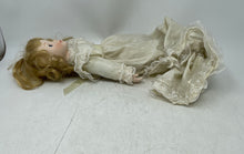 Load image into Gallery viewer, Brinn's Collectible Edition Blonde Hair Blue Eyes Porcelain Doll In Maxi Dress
