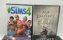 Load image into Gallery viewer, Assorted Mixed Variety Simulation Role-Playing DVD Games 6 Pieces Not Tested