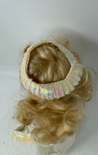 Load image into Gallery viewer, Vintage 89798 Collectible Blonde Blue Eyes Floral Box Stand Porcelain Doll
