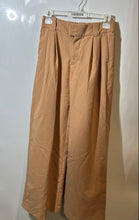 Load image into Gallery viewer, Abercrombie & Fitch Womens Tan Pleated Pockets Wide-Leg Trousers Pants Size XS