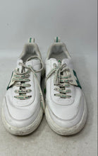 Load image into Gallery viewer, Hogan 3R Mens White Green Leather Low Top Lace-Up Sneaker Shoes Size 7.5