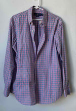 Load image into Gallery viewer, Ralph Lauren Mens Multicolor Plaid Print Classic-Fit Button-Up Shirt Size L