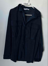 Load image into Gallery viewer, Zara Mens Blue Striped Print Long Sleeve Collared Button-Up Shirt Size S