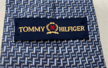Load image into Gallery viewer, Tommy Hilfiger Mens Blue Printed Adjustable Formal Designer Tie
