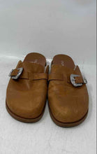 Load image into Gallery viewer, Crown Vintage Womens Drillis Brown Leather Slip-On Clog Slippers Size 7.5M