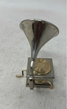 Load image into Gallery viewer, Anframa Toledo Gramophone Miniature Tabletop Home Decor Collectible Clock