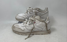 Load image into Gallery viewer, Reebok Kids Classic Leather White Low Top Lace-Up Sneaker Shoes Size 2