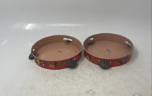 Load image into Gallery viewer, VTG 1960 Castaways Wreck Bar Miami Florida Noisemakers Tambourine US Metal 2 Pcs