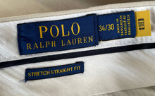 Load image into Gallery viewer, Polo Ralph Lauren Mens Khaki Stretch Straight Fit Chino Pants Size 34/30