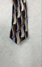 Load image into Gallery viewer, Giorgio Brutini Mens Multicolor Geometric Print Silk Adjustable Pointed Tie