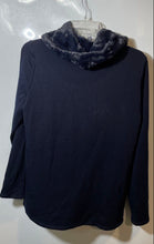 Load image into Gallery viewer, Saks Fifth Avenue Womens Navy Blue Long Sleeve Pullover Sweater Size Medium