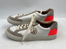 Load image into Gallery viewer, Authentic Tory Burch Womens Howell Court White Beige Sneakers Shoes Size 11M