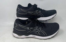 Load image into Gallery viewer, Asics Mens Gel-Nimbus 24 1011B359 Black White Low Top Running Shoes Size 12.5 W