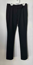 Load image into Gallery viewer, Boss Hugo Boss Womens Black Flat Front Belt Loops Slash Pockets Dress Pants Sz 0