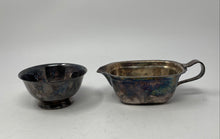 Load image into Gallery viewer, Reed & Barton Silver-Tone Tableware Scroll Handle Creamer And Sugar Bowl Set