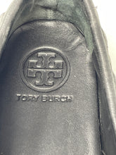 Load image into Gallery viewer, Authentic Tory Burch Womens Jesse 2 Black Loafer Shoes Size 5.5M Damaged