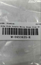 Load image into Gallery viewer, Nike Kids Air Jordan 1 Retro High OG Purple White Lace-Up Sneaker Shoes Size 4C