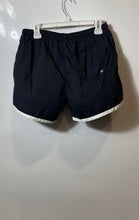 Load image into Gallery viewer, Hugo Boss Womens Black White Elastic Waist Drawstring Swim Shorts Size Medium